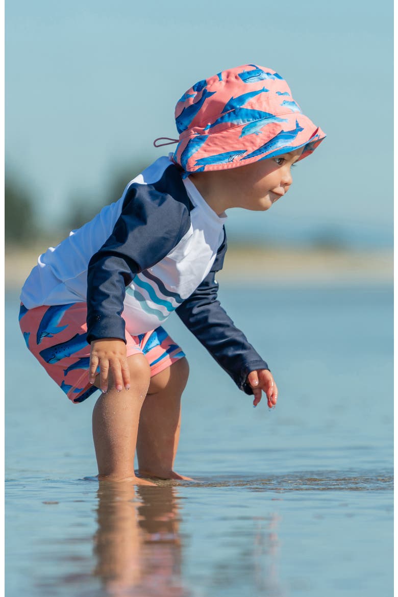 Kids' Whale Tail Bucket Hat, Alternate, color, PEACH