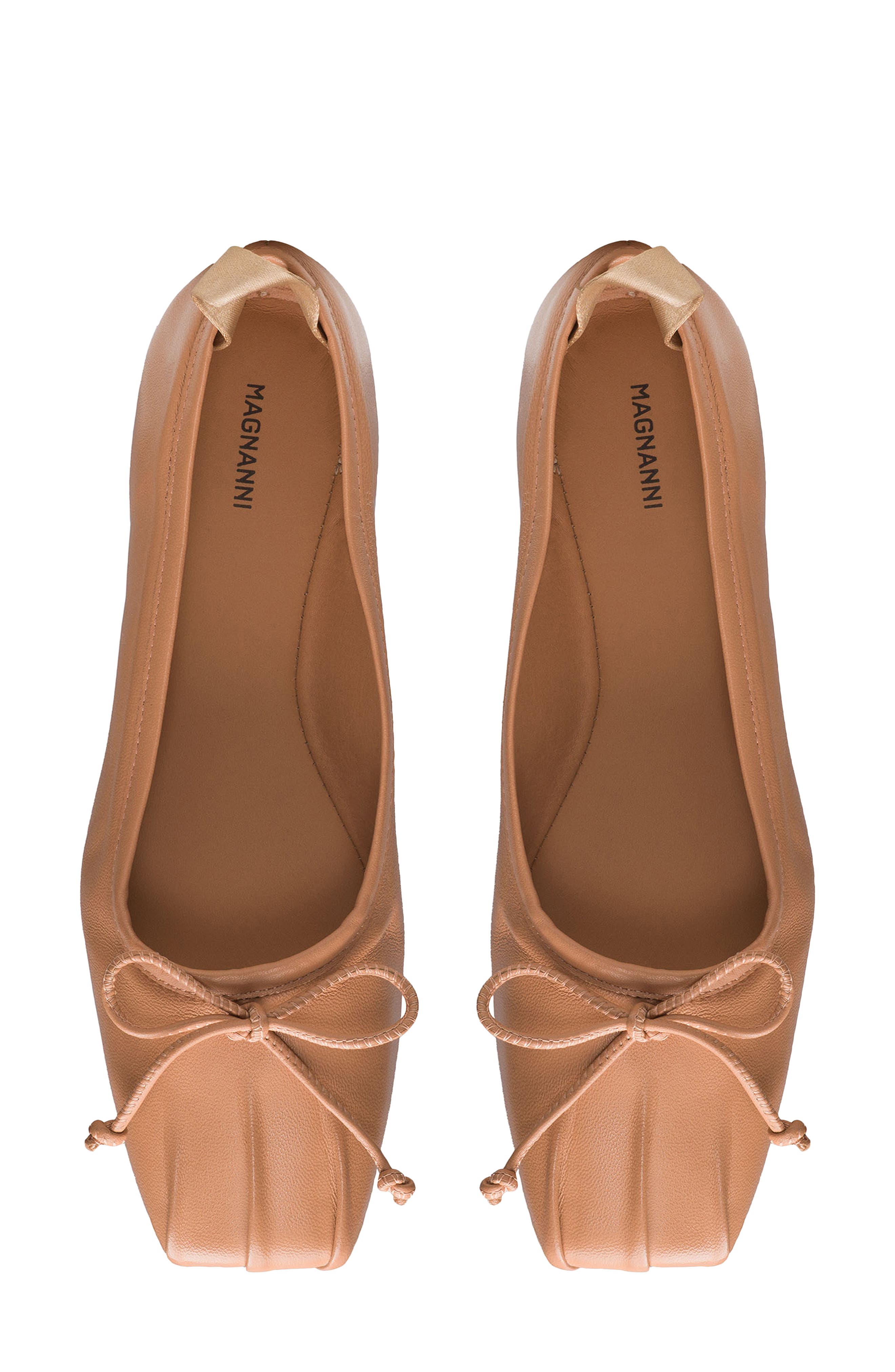 Avilia Bow Ballet Flat, Alternate, color, CARAMEL