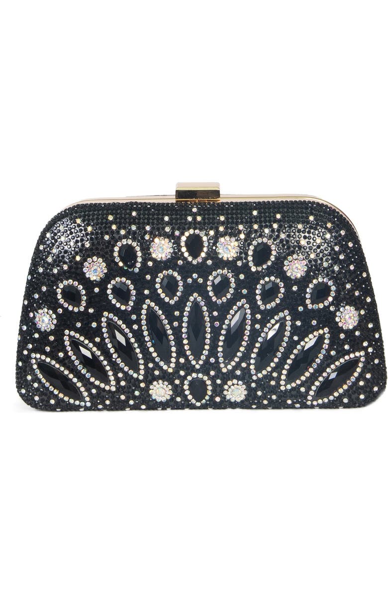 Lauren Lorraine Shana Clutch, Alternate, color, Black