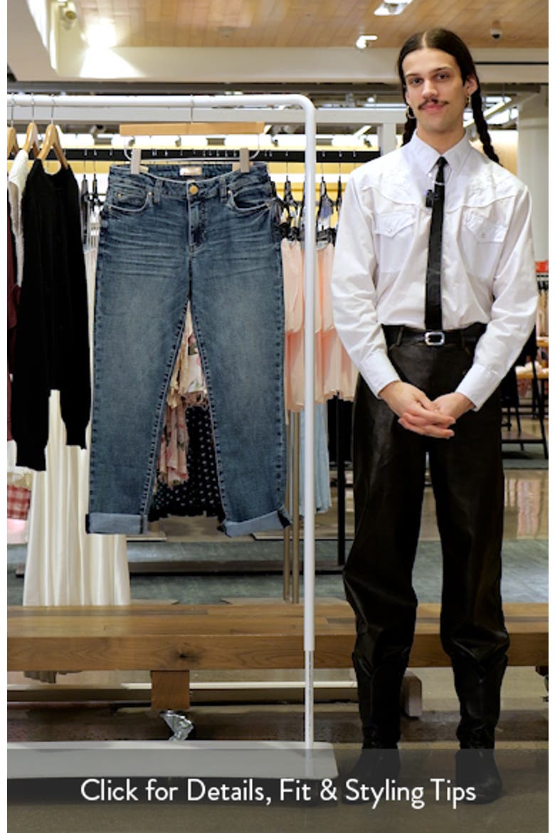Catherine Mid Rise Boyfriend Jeans video