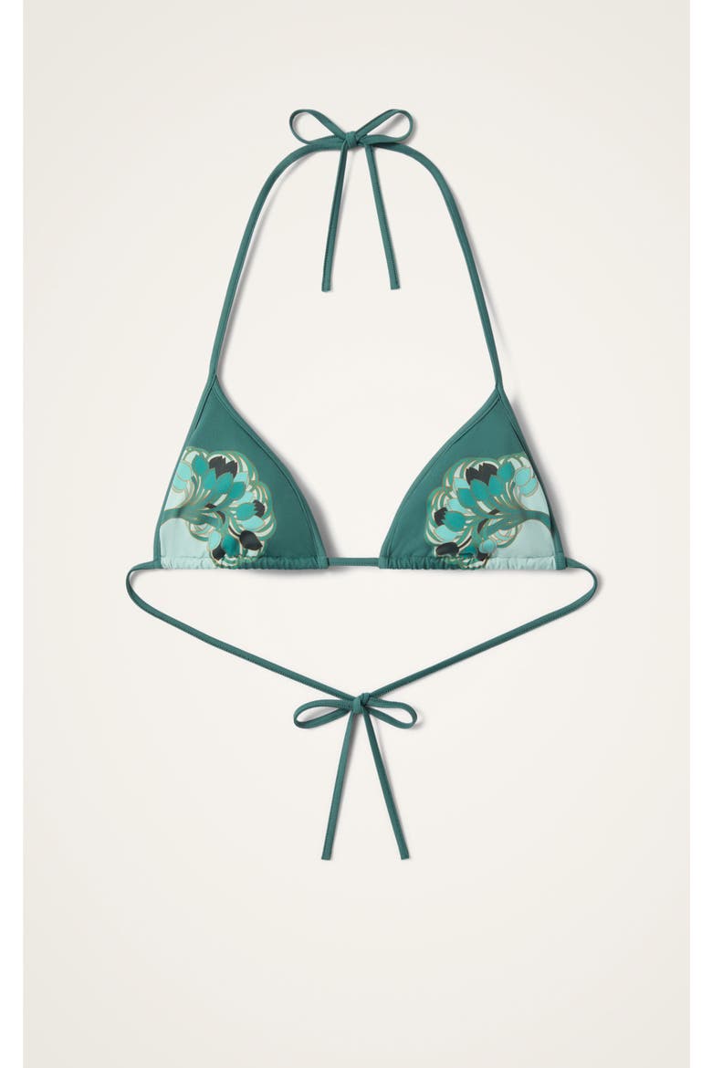 Bikini Top, Alternate, color, Blooming Tulip Placée Menta