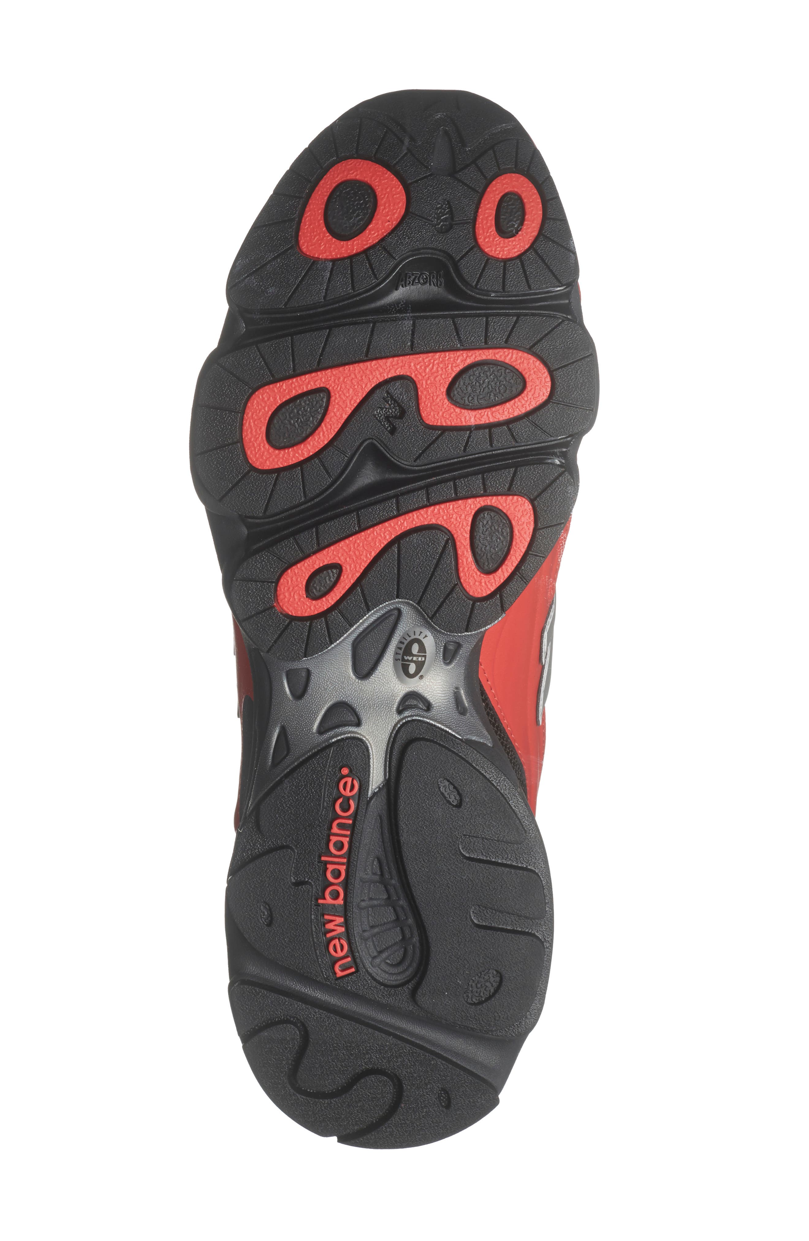 New Balance 1000 Sneaker, Alternate, color, Blast Red/ Metallic Silver