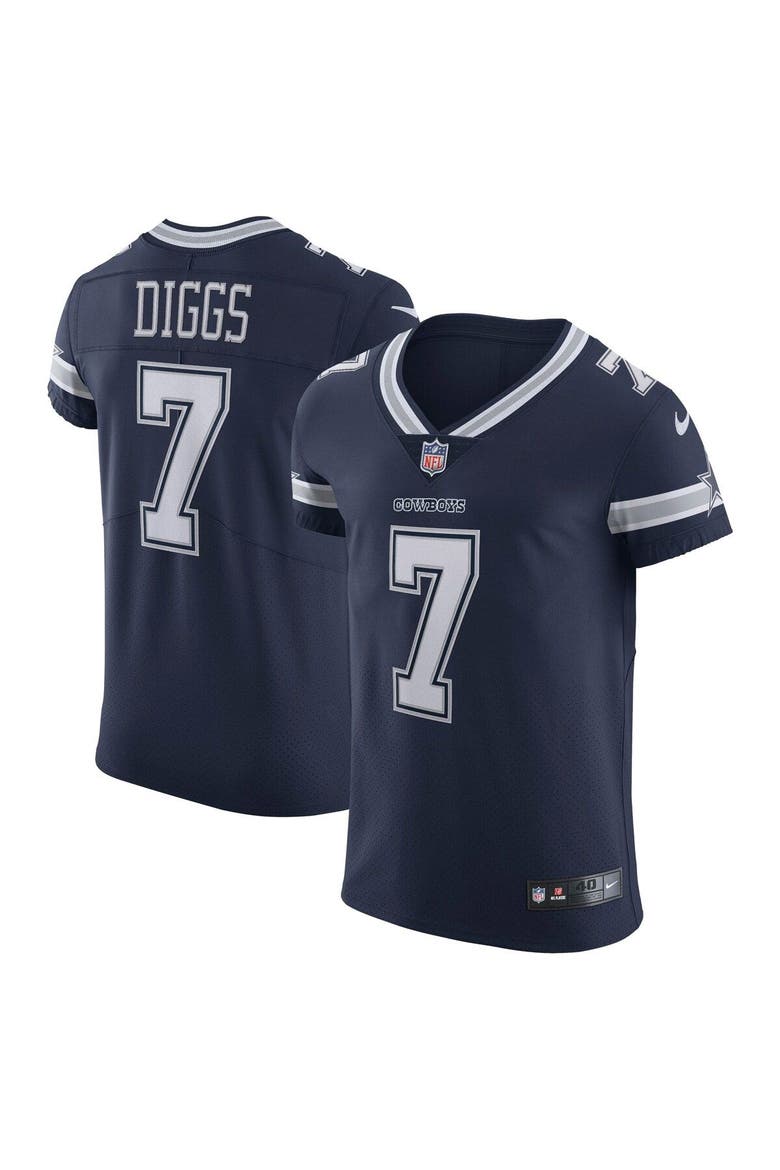 Men's Nike Trevon Diggs Navy Dallas Cowboys Vapor Elite Jersey, Alternate, color, Navy