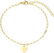 Adornia Initial Chain Bracelet