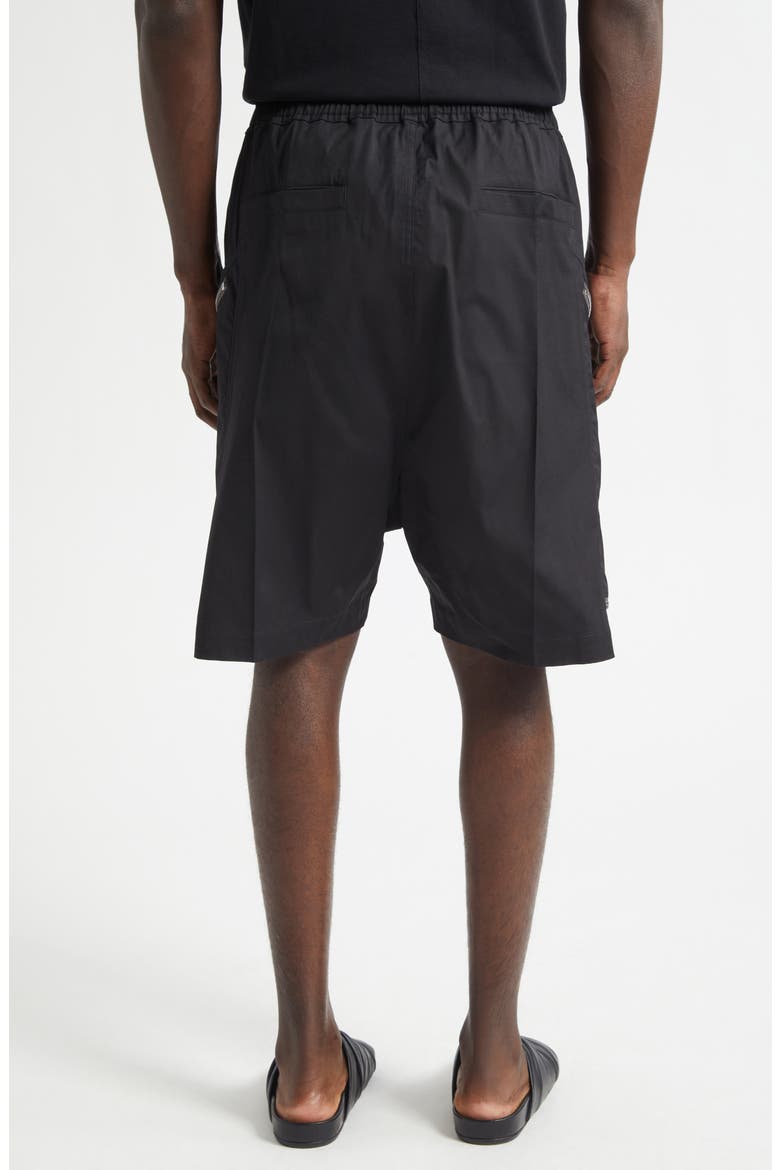Rick Owens Heizer Bela Stretch Poplin Zip Shorts (Men) | Nordstrom