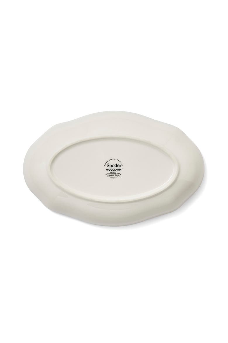 Woodland Turkey 8.5" Pickle Dish, Alternate, color, Brown