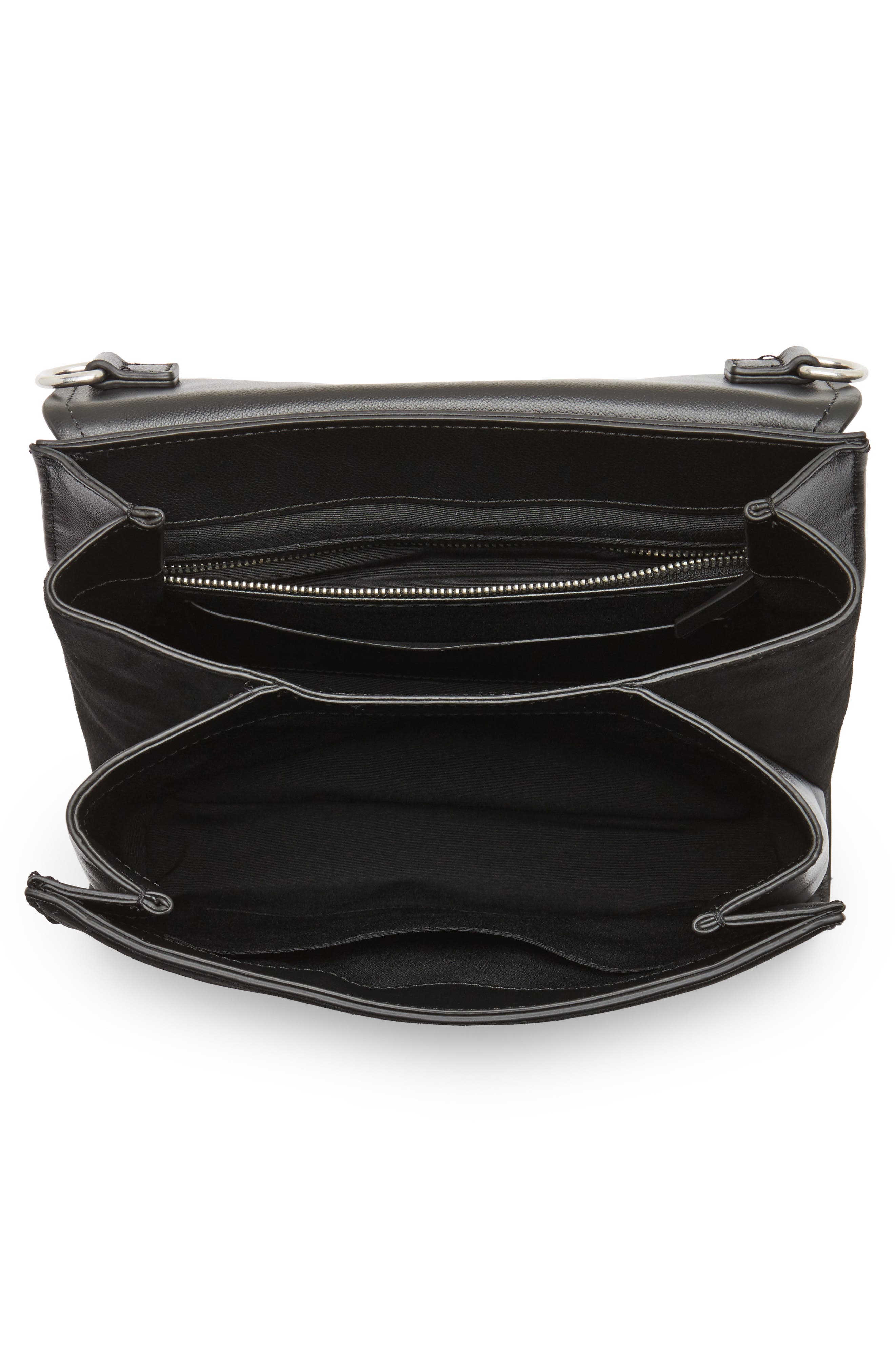 Treasure & Bond Treasure&Bond Top Handle Suede & Leather Satchel, Alternate, color, 