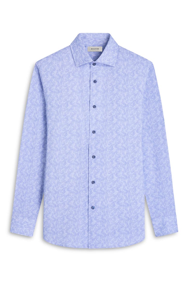 Devon OoohCotton® Floral Button-Up Shirt, Alternate, color, AIR BLUE