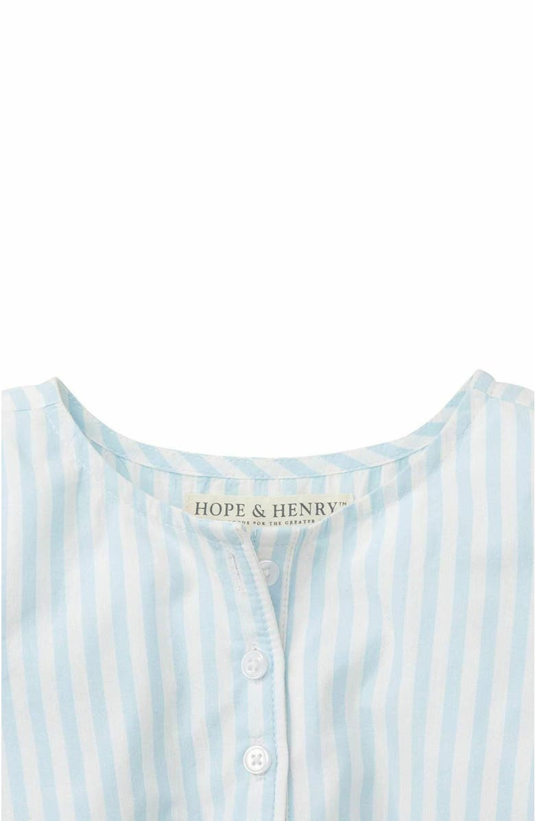 Hope & Henry Baby Girls' Peasant Top With Embroidery, Infant, Alternate, color, 