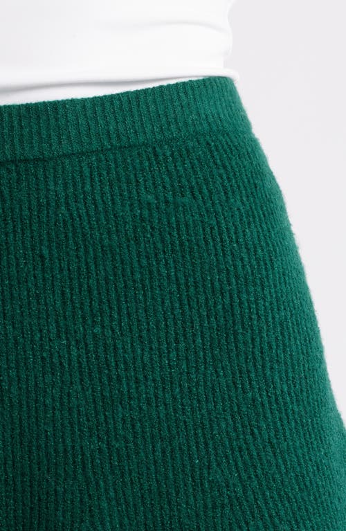 French Connection Vhari Sweater Miniskirt In Green