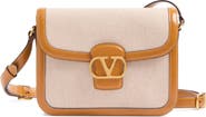 Valentino Garavani 9TO5 Canvas & Leather Shoulder Bag