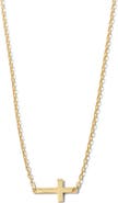 Erin McDermott Jewelry Dainty Gold Cross Necklace