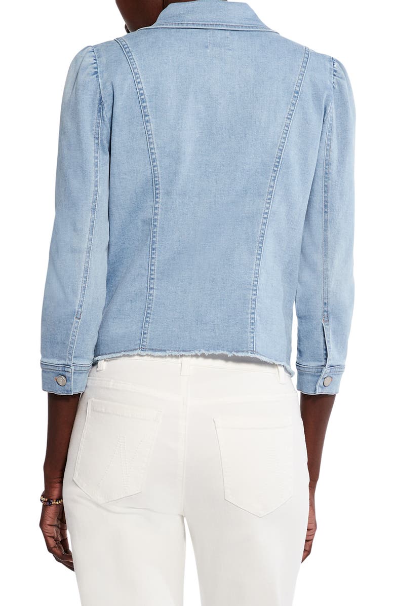 NIC+ZOE Puff Sleeve Denim Jacket, Alternate, color,
