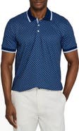 CONSTRUCT Slim Fit Square Dot Short Sleeve Polo