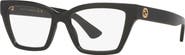 Gucci 53mm Cat Eye optical glasses