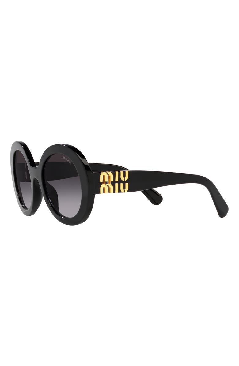 Miu Miu 55mm Round Sunglasses, Alternate, color, 