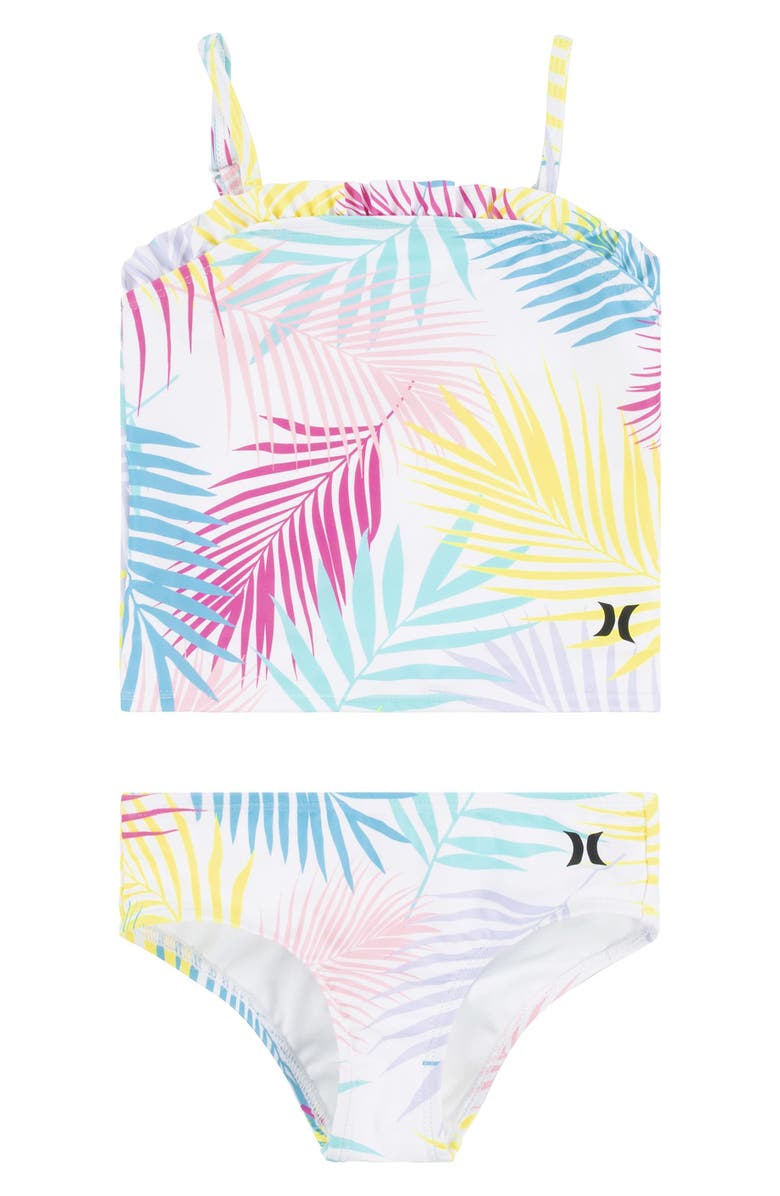 Hurley Kids' Tank Two-Piece Swimsuit, Main, color,