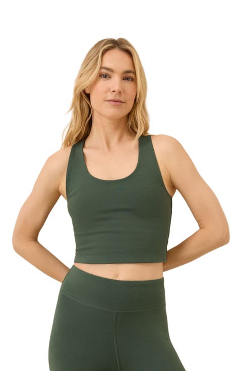 On the Go-To Crop Tank Made with Organic Cotton