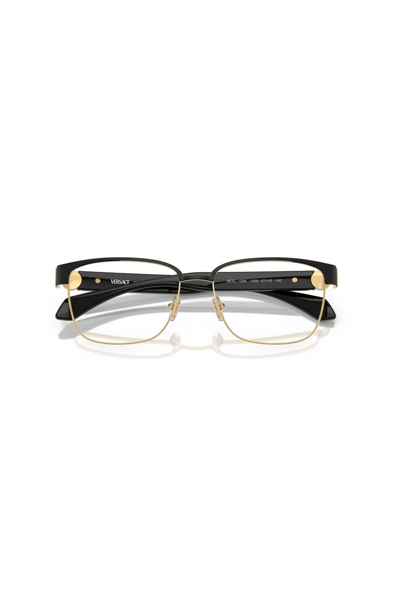 Versace 57mm Square optical glasses, Alternate, color, Black