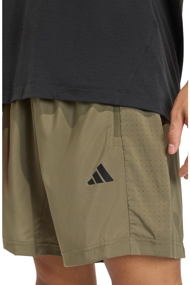 Essentials Training Shorts, Alternate, color, OLIVE STRATA