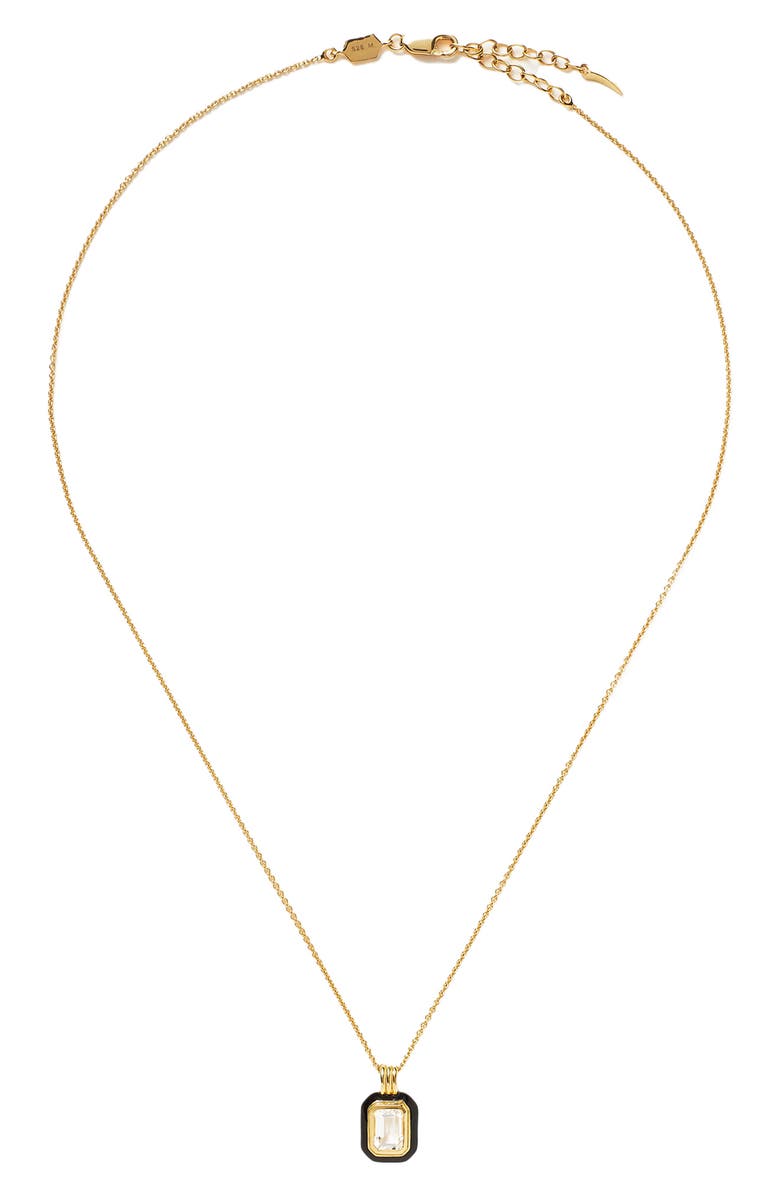 Missoma Stone & Enamel Pendant Necklace, Alternate, color, 