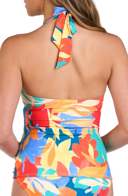 La Blanca Fantasy Resort Bandeau Bikini Top In Multi
