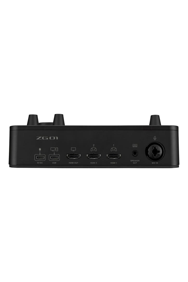 ZG01 Gaming Audio Mixer with USB-C Interface, Alternate, color, Black