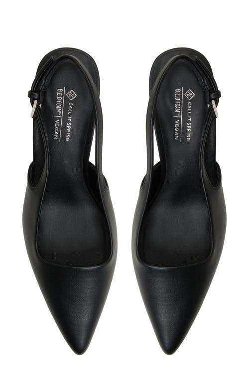 Call It Spring Opall Slingback Pump In Black