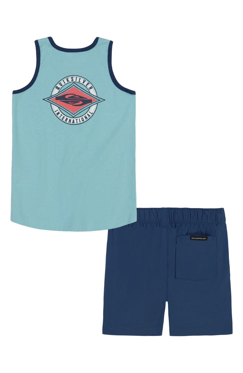 Quiksilver Kids' Tank & Shorts Set, Alternate, color, Blue