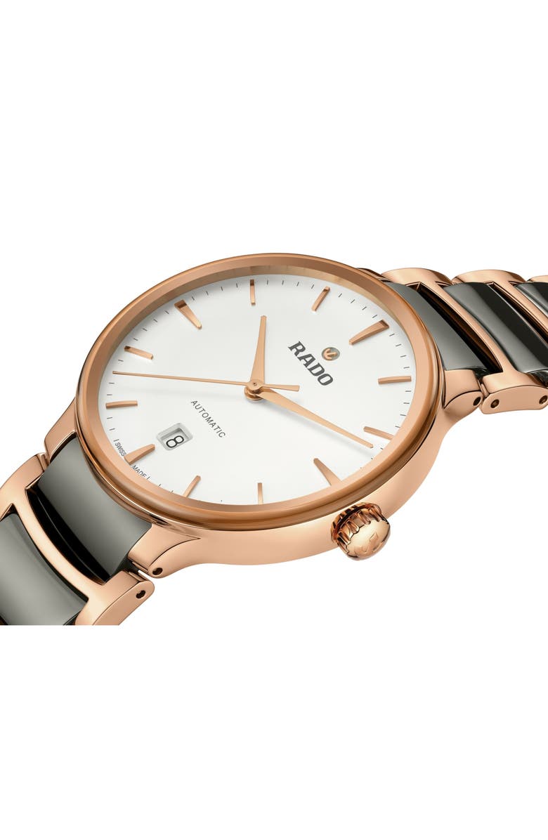 RADO Centrix Automatic Bracelet Watch, 39.5mm, Alternate, color, 