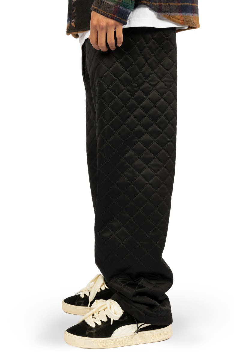 PLEASURES Connect Oversize Quilted Drawstring Pants, Alternate, color, 