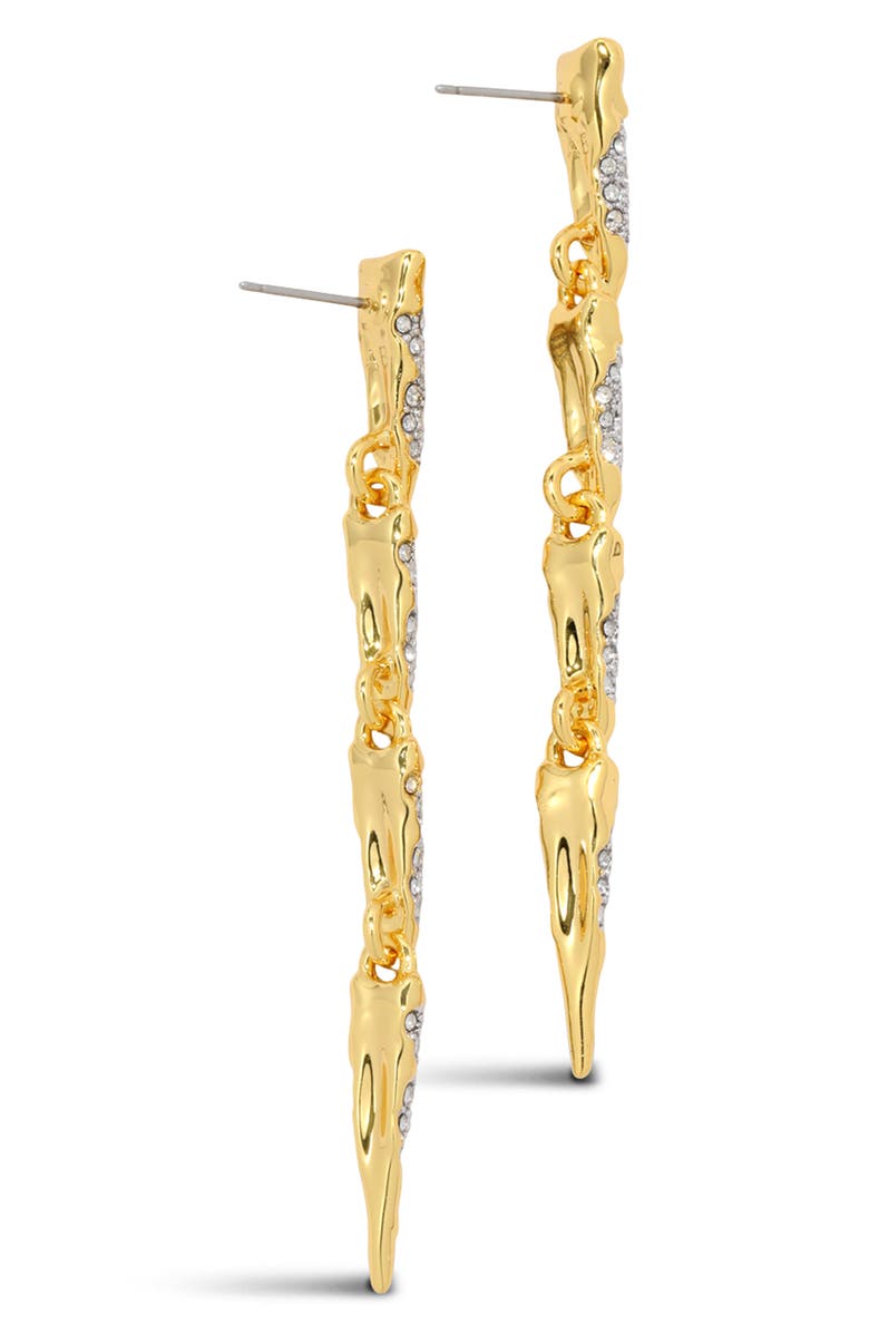 Alexis Bittar Solanales Crystal Spear Drop Earrings, Alternate, color, Crystals