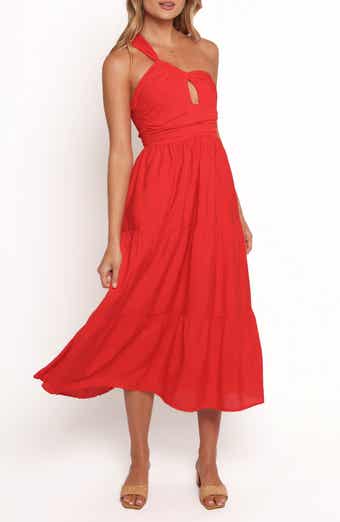 Petal & Pup Vinnie One-Shoulder Maxi Dress