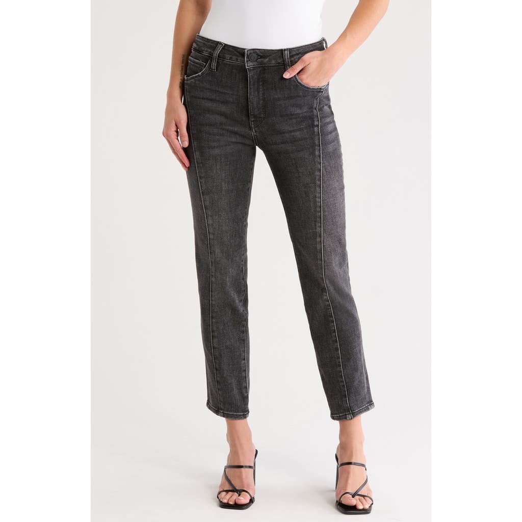 Kut From The Kloth Reese Fab Ab Seamed High Waist Ankle Slim Straight Leg Jeans