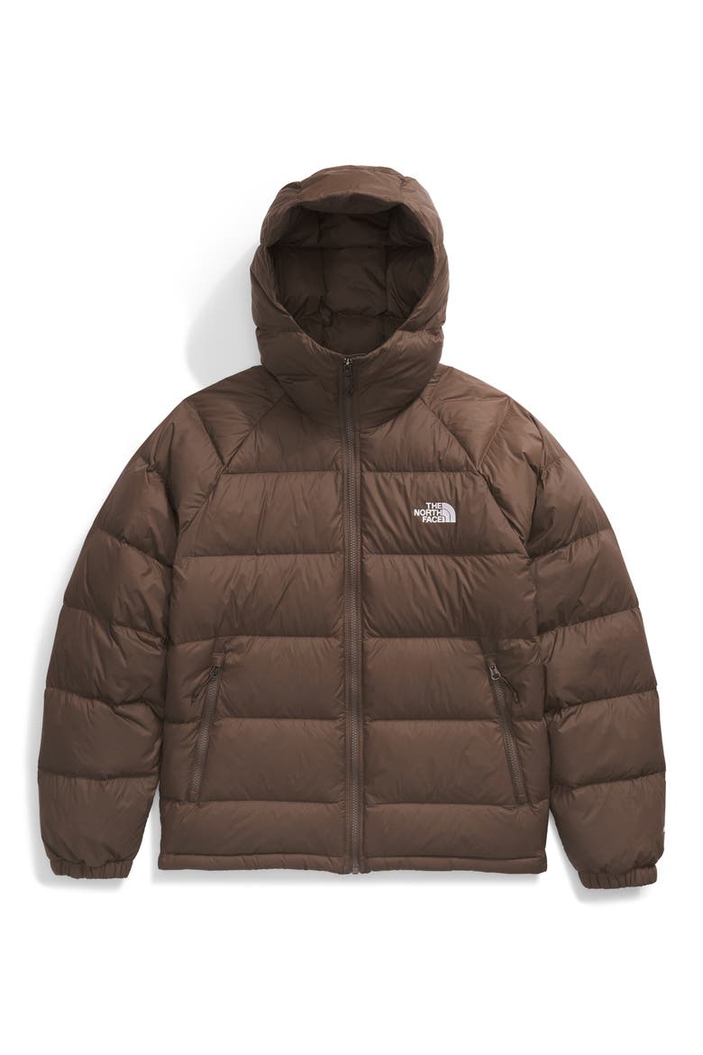 Hydrenalite 600 Fill Power Down Hooded Jacket, Alternate, color, SMOKEY BROWN