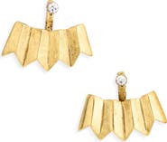 Karine Sultan Crystal Crown Ear Jackets