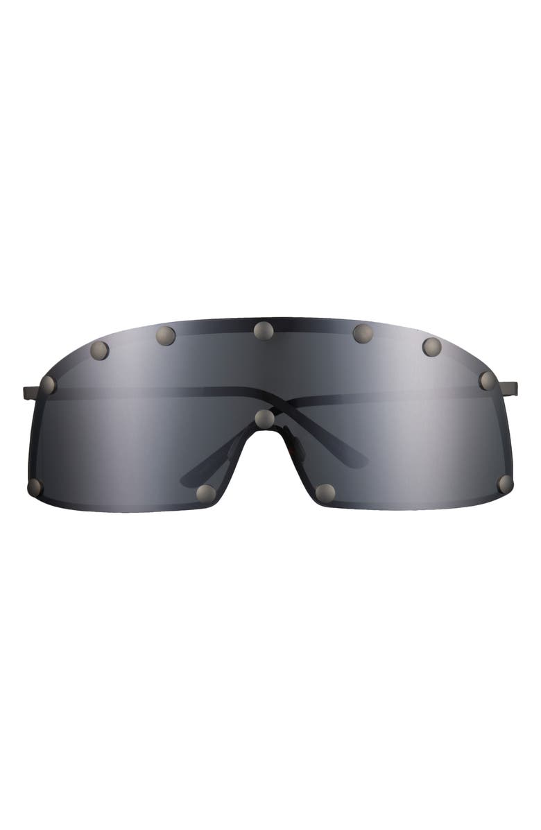 Rick Owens Shield Sunglasses, Main, color, 