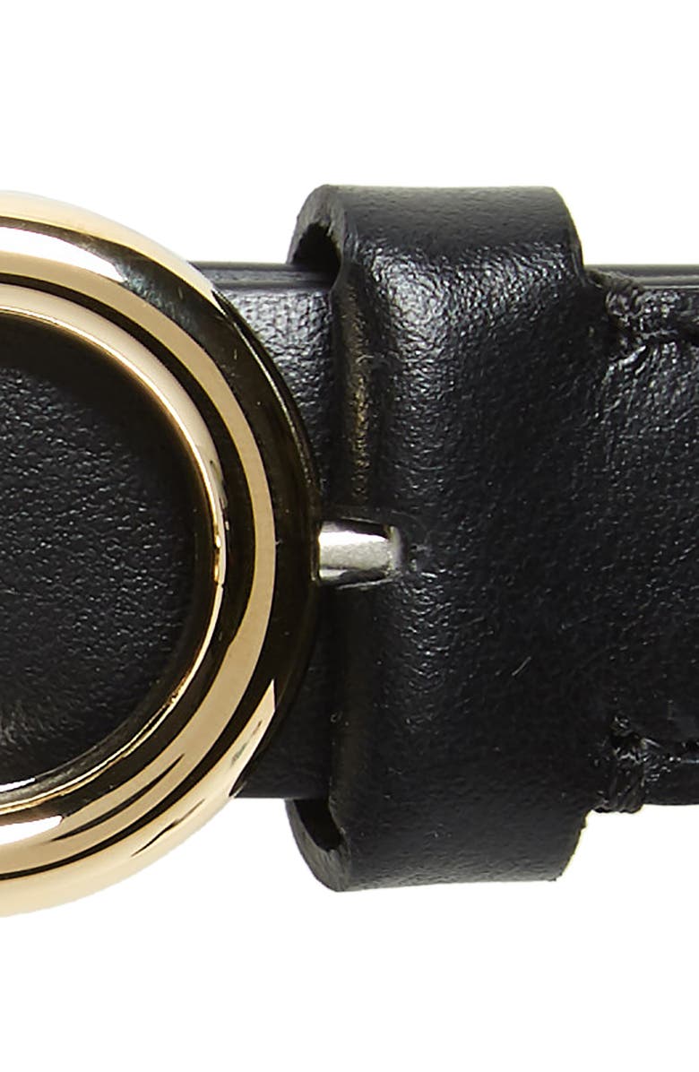FERRAGAMO Rolo Reversible Double Gancio Leather Belt, Alternate, color, Nero