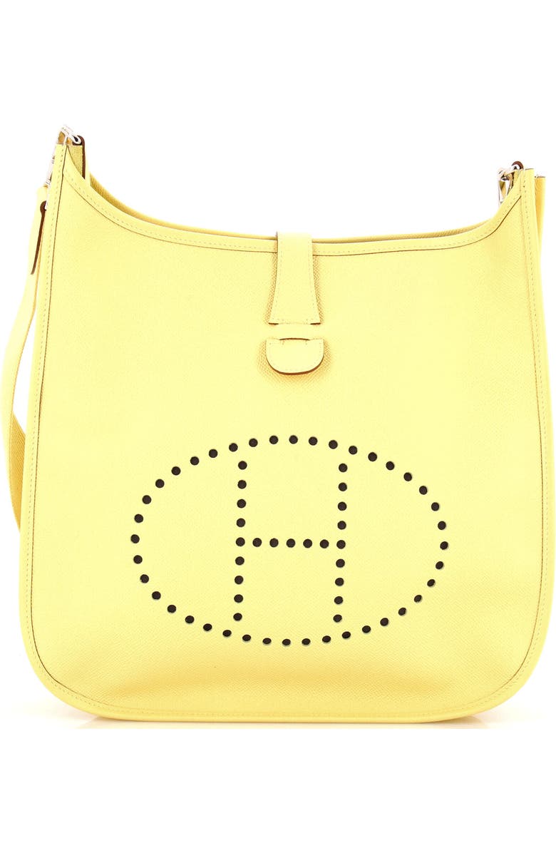 Pre-Owned Hermes Evelyne Bag Gen III Epsom GM, Main, color, Jaune Poussin
