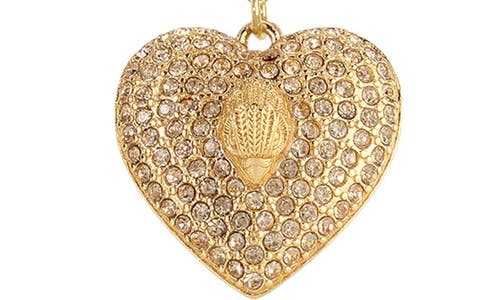 KURT GEIGER KURT GEIGER LONDON PAVÉ HEART PENDANT NECKLACE