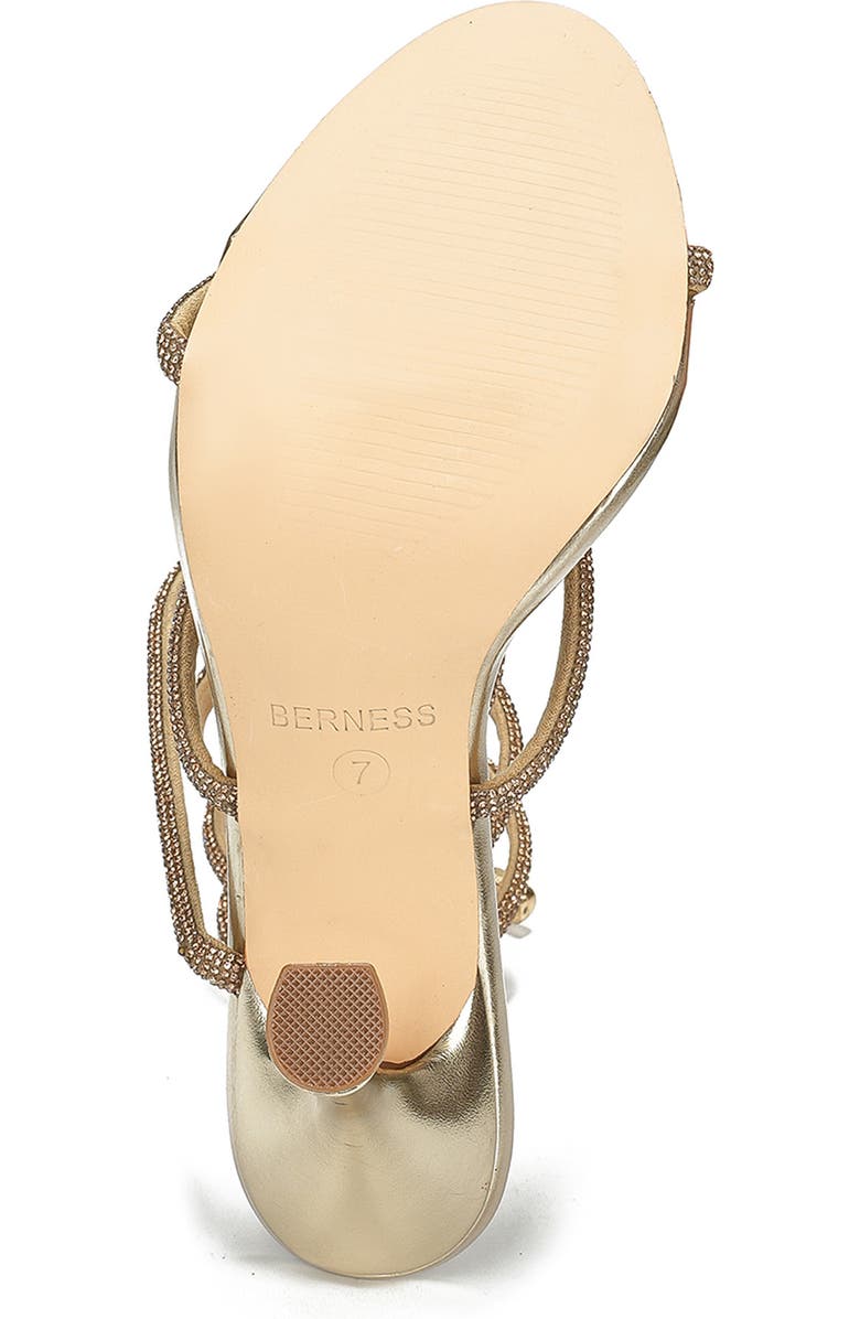 BERNESS Alexandra Ankle Wrap Sandal, Alternate, color, Gold