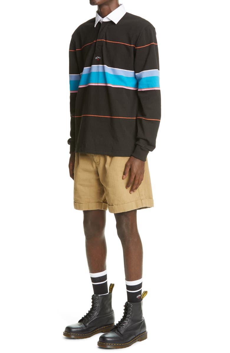 Noah Multicolor Stripe Rugby Shirt, Alternate, color,