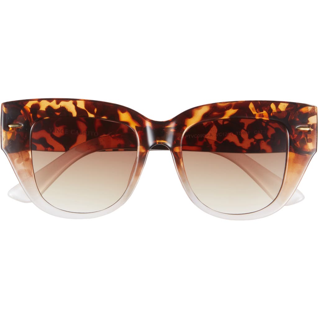 Vince Camuto Cat Eye Sunglasses In Tortoise White