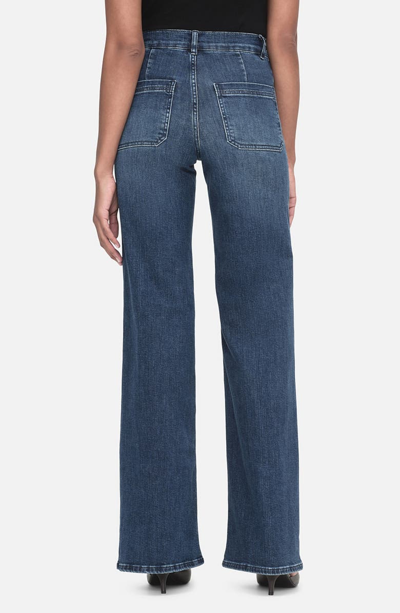 FRAME Le Slim Palazzo Pocket Wide Leg Jeans, Alternate, color,