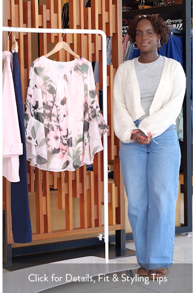 Print Flutter Sleeve Top video