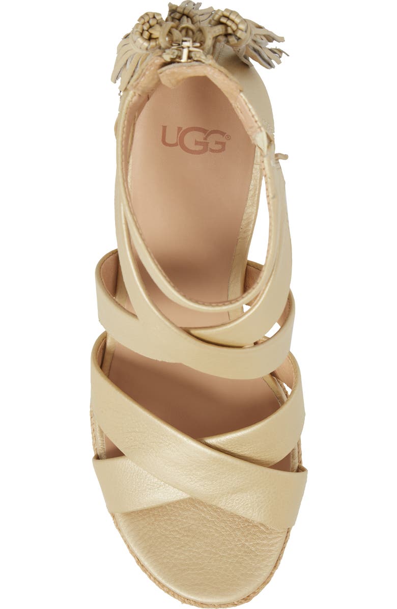 UGG<sup>®</sup> Raquel Platform Wedge Sandal, Alternate, color,