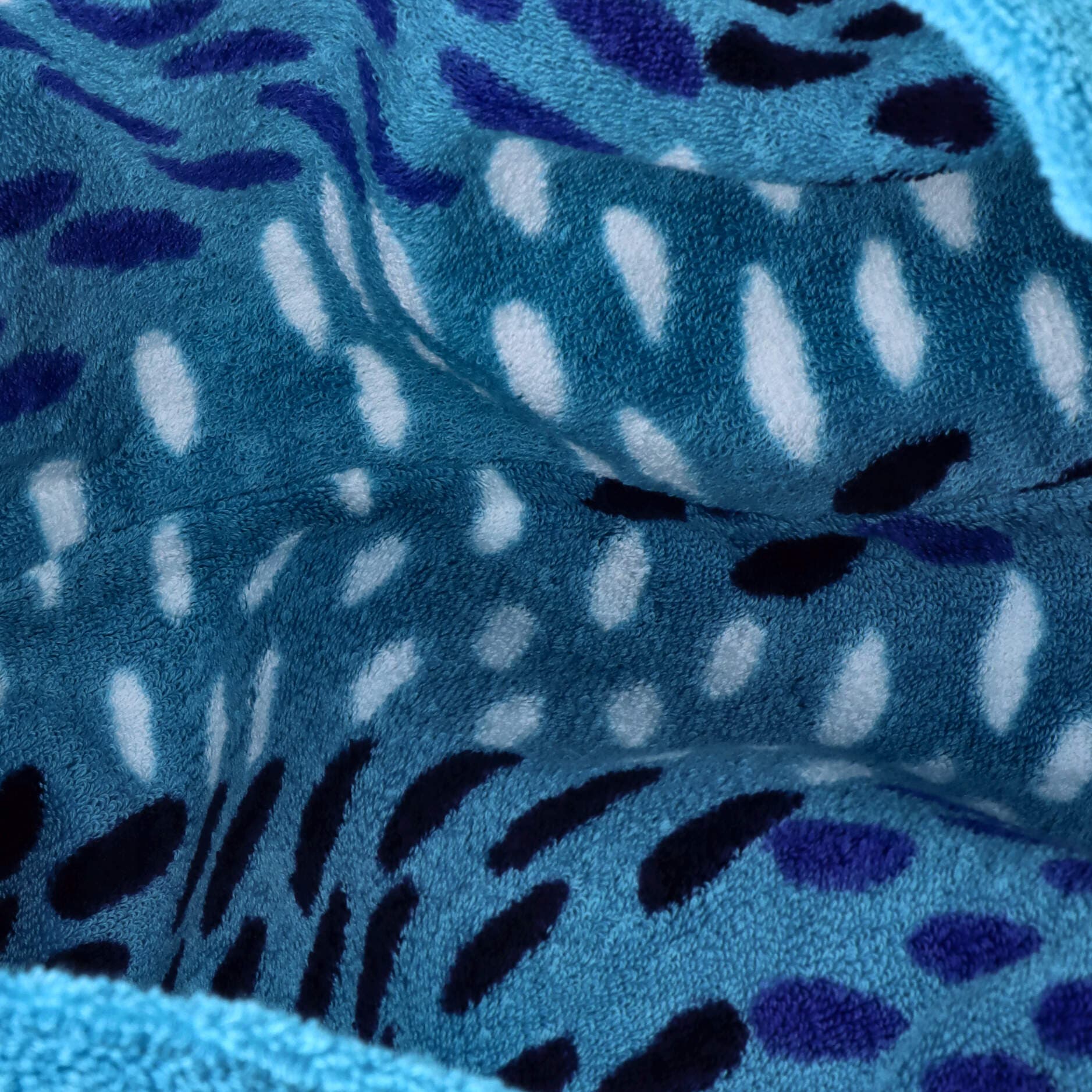 Pre-Owned Goyard Eponge Bag Printed Terry Cloth PM, Alternate, color, Blue