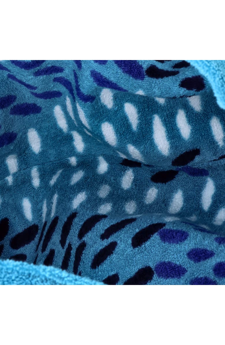 Pre-Owned Goyard Eponge Bag Printed Terry Cloth PM, Alternate, color, Blue