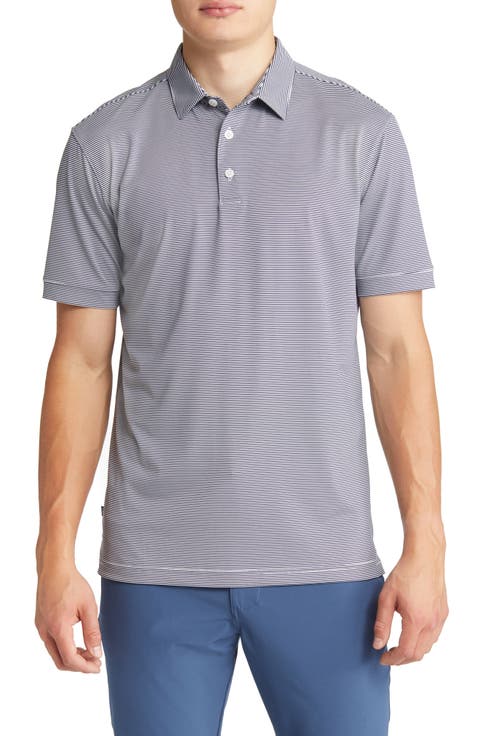 Men's Versa Stripe Performance Golf Polo
