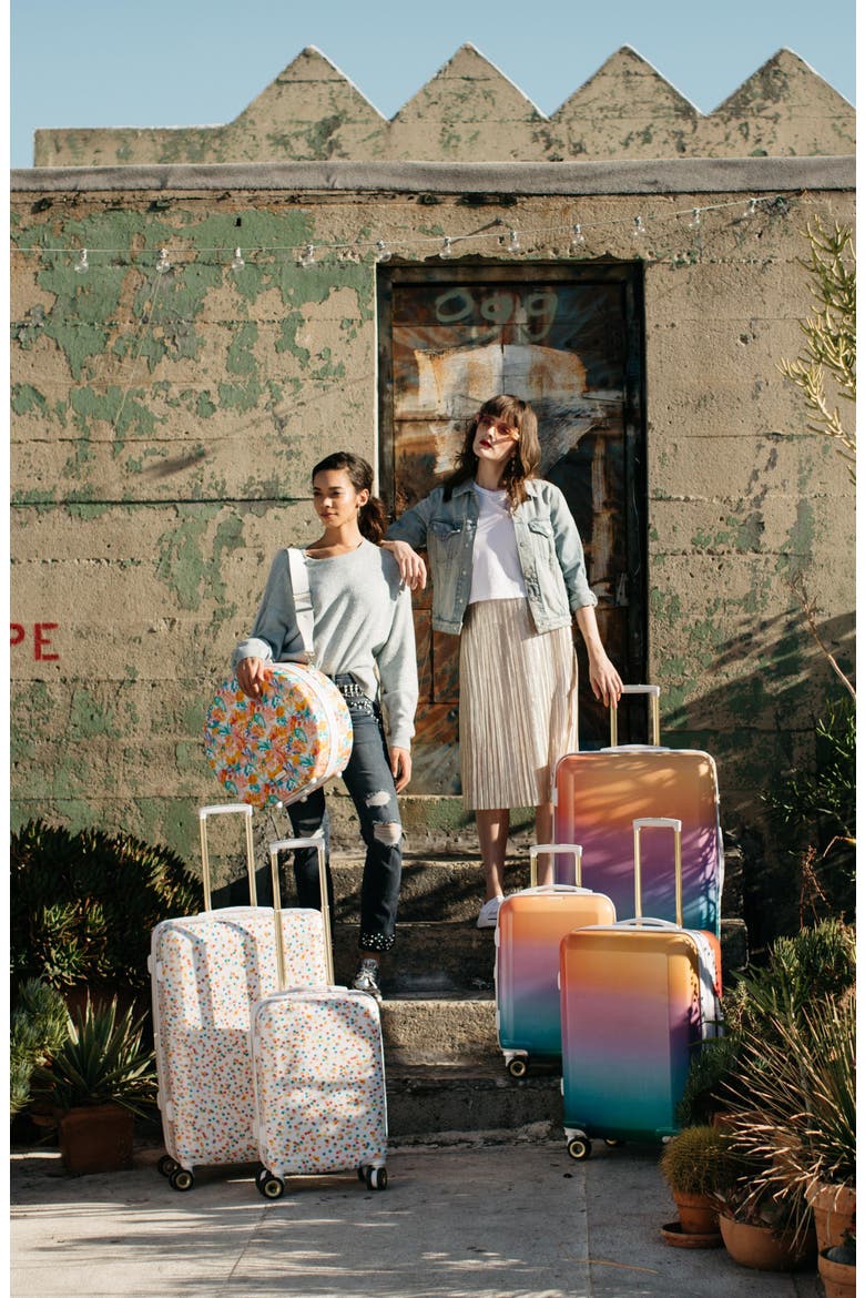 x Oh Joy! 28-Inch & 20-Inch Hardshell Spinner Suitcase & Carry-On Set, Alternate, color, CONFETTI